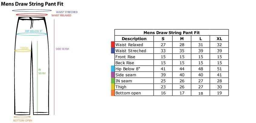 Mens White Knitted Drawstring Pants - Organic Cotton - Isha Life AU