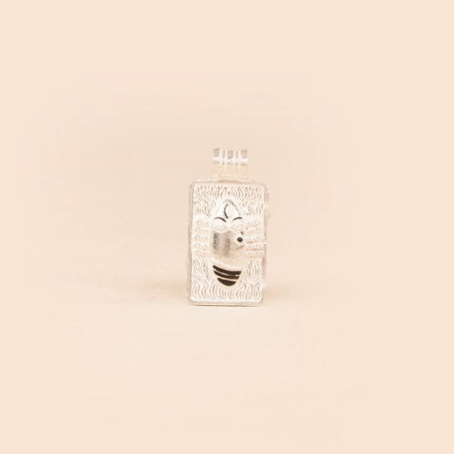 Linga Bhairavi Silver Pendant - Medium