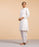 Traditional Organic Cotton Kurta for Women, White