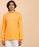 Organic Cotton Long Sleeve Unisex T-Shirt, Orange