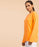 Organic Cotton Long Sleeve Unisex T-Shirt, Orange