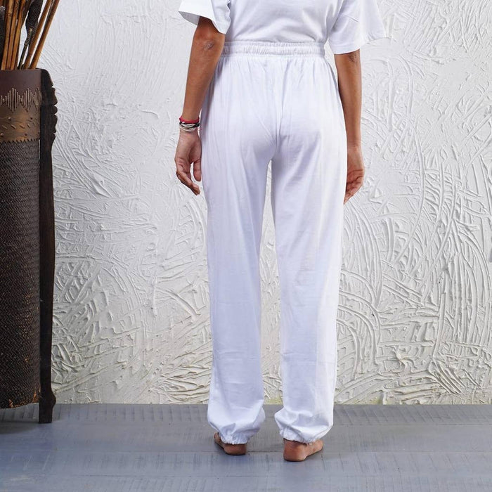 Unisex Organic Cotton Sadhana Pant - White