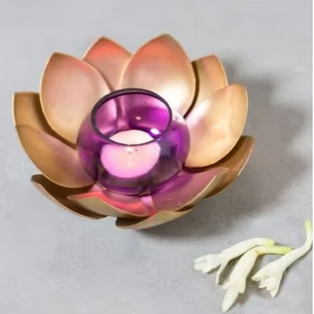 Lotus Light Holder Purple