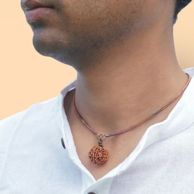 Adiyogi Rudraksha with copper chain