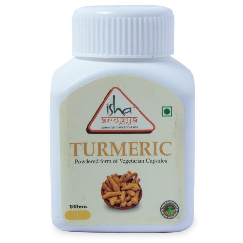 Turmeric Powder in Veg Caps, 100 pcs