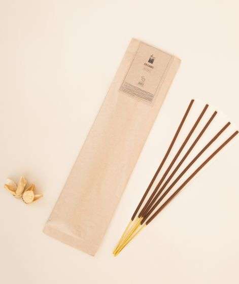 Organic Incense Amber, 10 Sticks