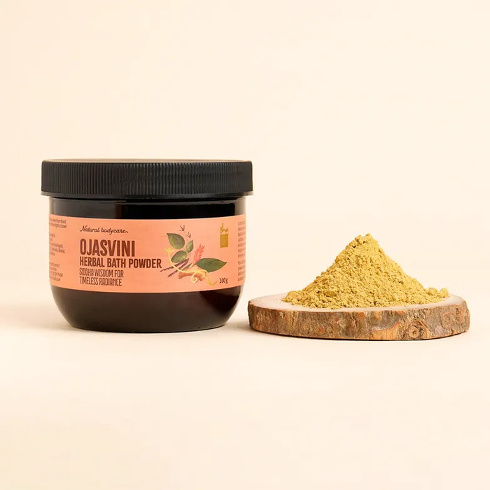Ojasvini Herbal Bath Powder, 100gm (Exp. Jan 2028)