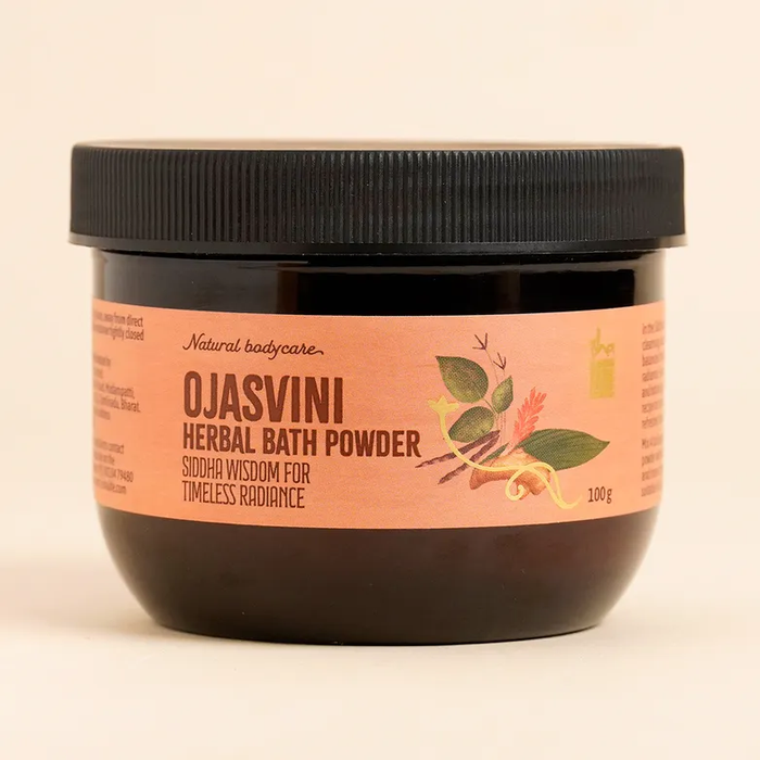 Ojasvini Herbal Bath Powder, 100gm (Exp. Jan 2028)