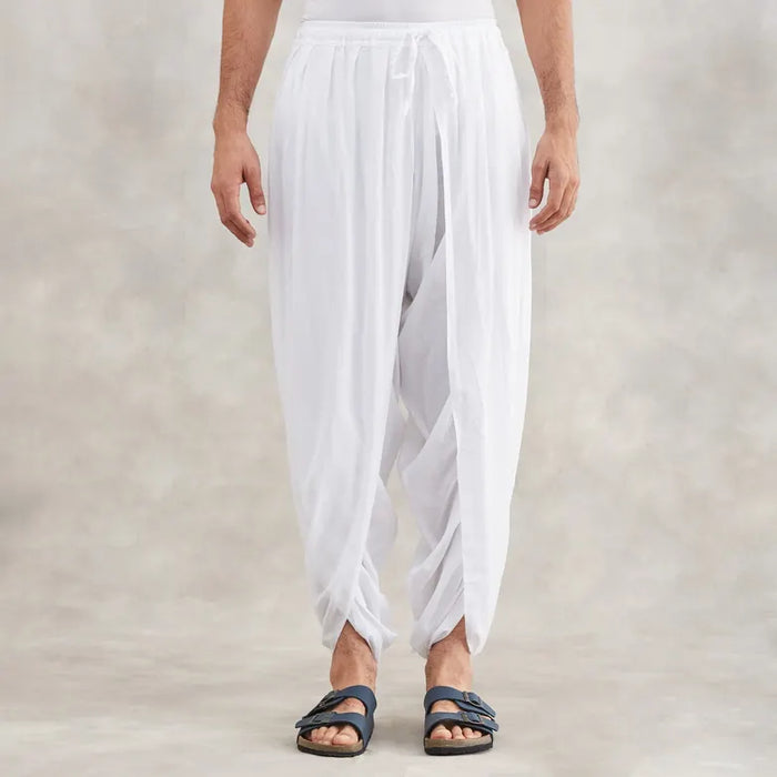 Organic Dhoti Pant White