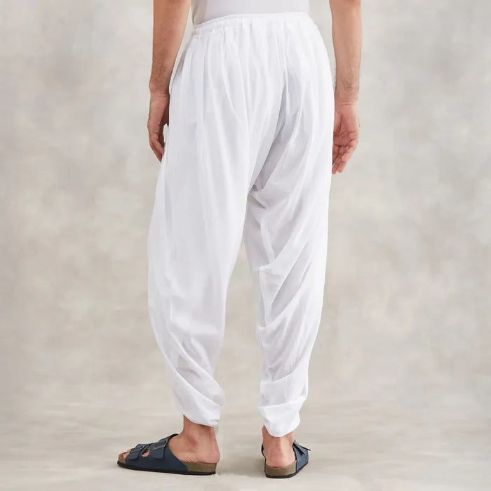 Organic Dhoti Pant White