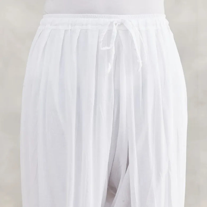 Organic Dhoti Pant White