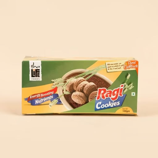 Ragi Cookies (Finger Millet) 100 gm  (BB Sep-23)
