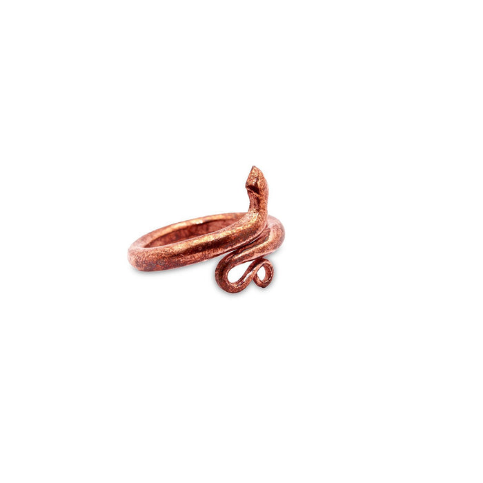 Snake Ring Copper Hammered Coil Serpent Copper Jewelry Metal Tribal Wild  Lightness Ethnic Gift for Her Him for Man and Woman Unisex Ethnic - Etsy