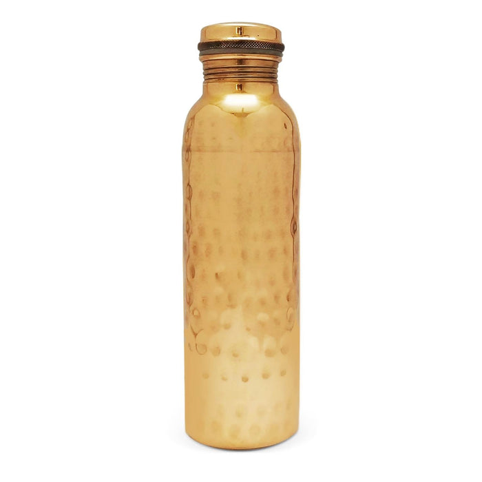 Hammered Copper Water Bottle, 950 ml - Isha Life AU
