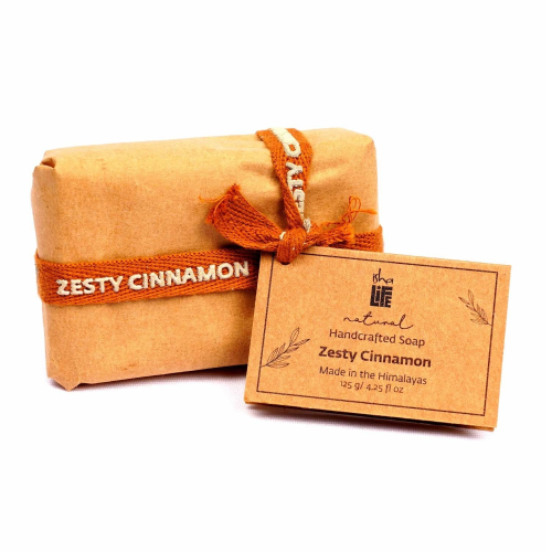 Zesty Cinnamon HM Soap (Sls Free), 125 gm