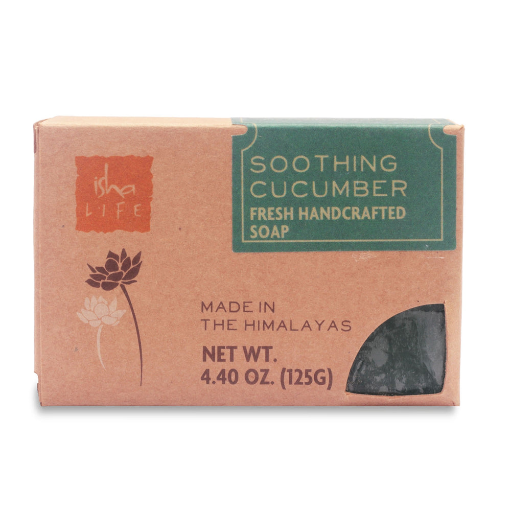 Soothing Cucumber Handmade Soap, 125 gm - Isha Life AU