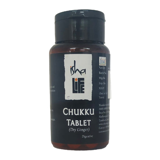Dry Ginger / Chukku Tablet, 60 pcs - Isha Life AU